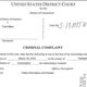 Comedian TJ Miller has been charged with making a false bomb threat last month. Above, a screenshot of the criminal complaint filed against him in the US District Court for the District of Connecticut.